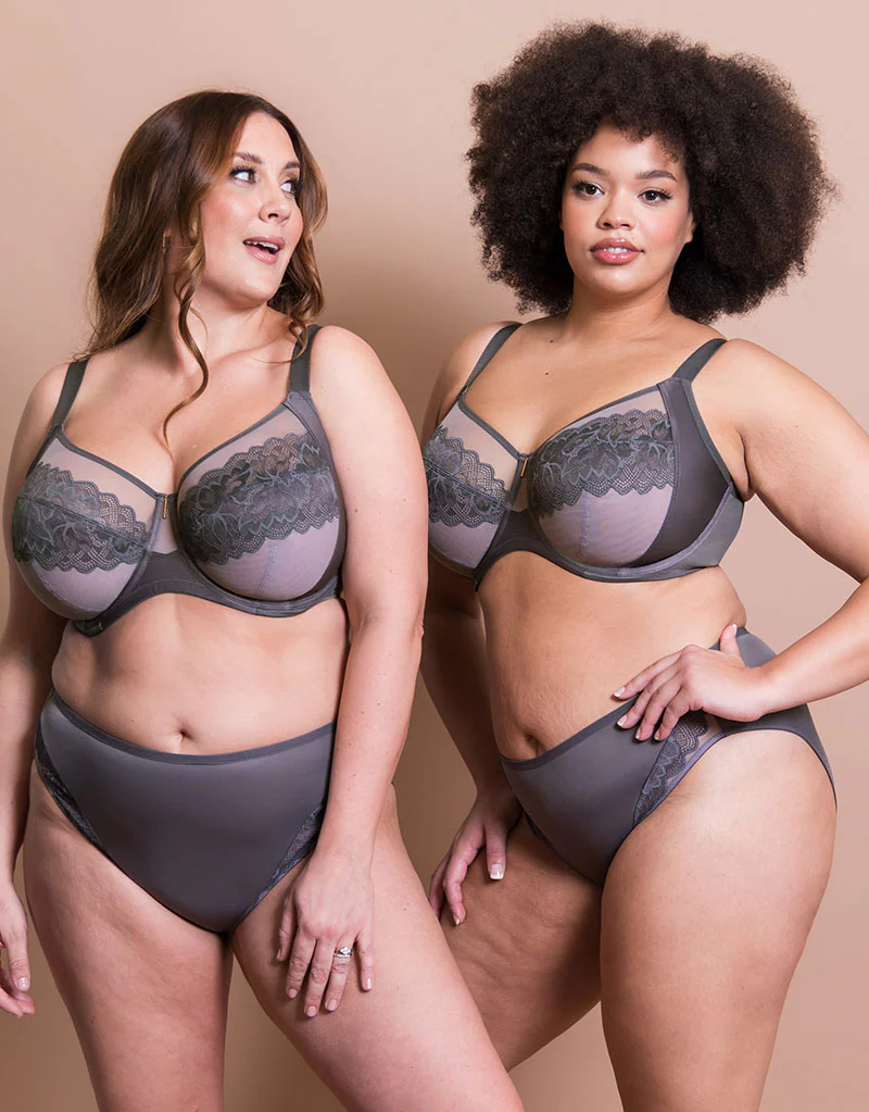 Adella Athena Amore Full Cup Side Support Bra Slate/Mauve - Image 7