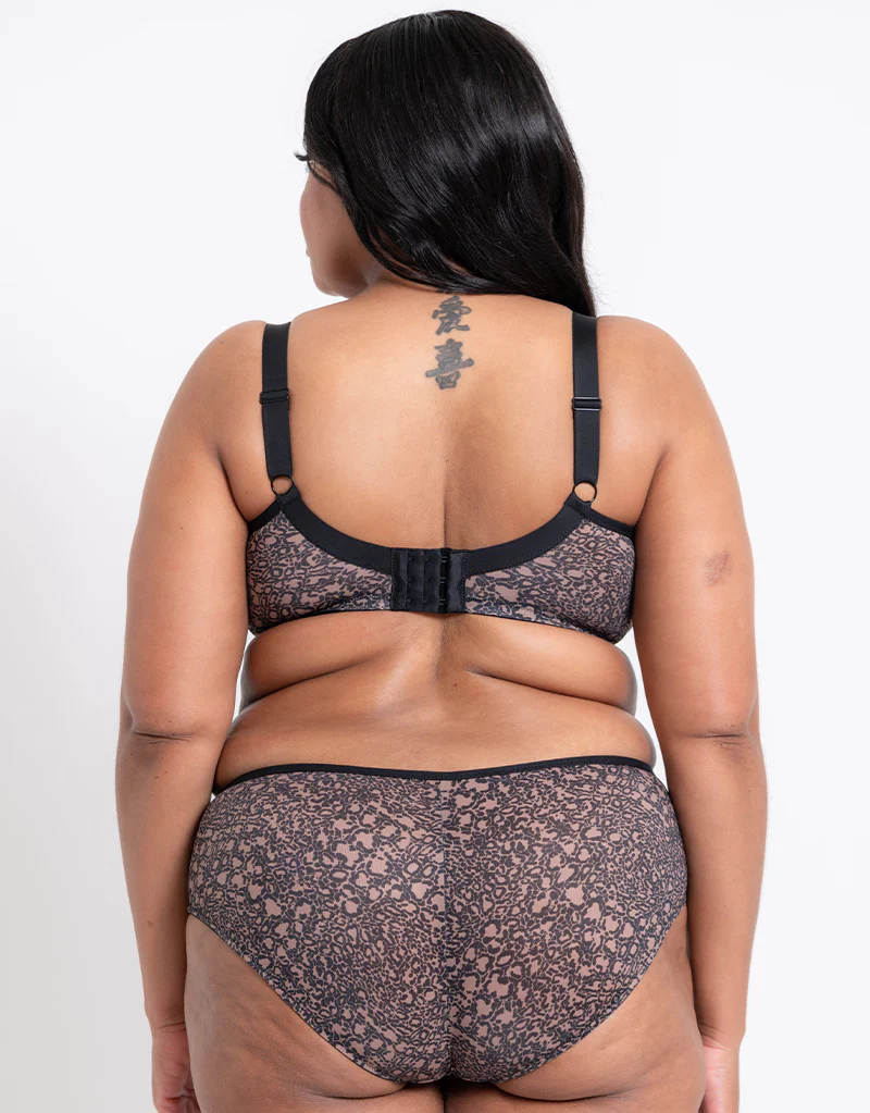 Adella Athena Aura Full Cup Side Support Bra Leopard Print - Image 6