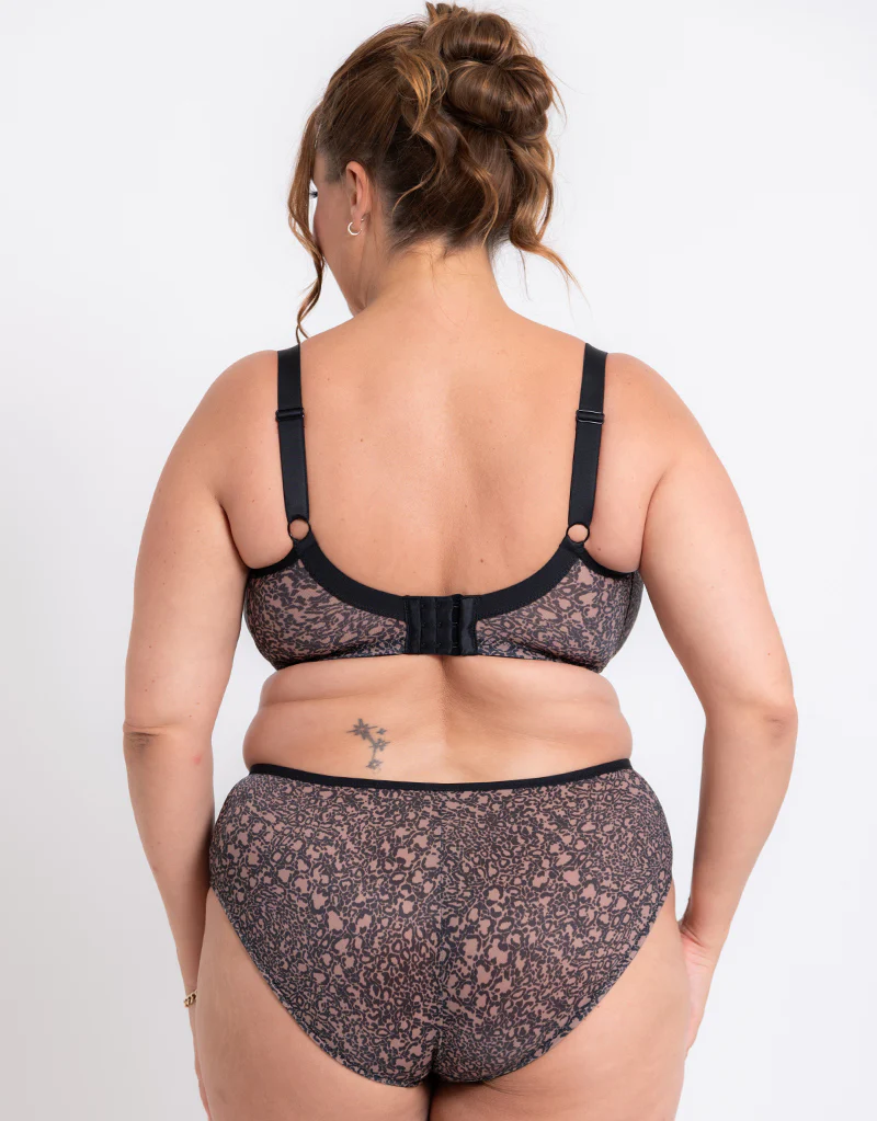 Adella Athena Aura Full Cup Side Support Bra Leopard Print - Image 9