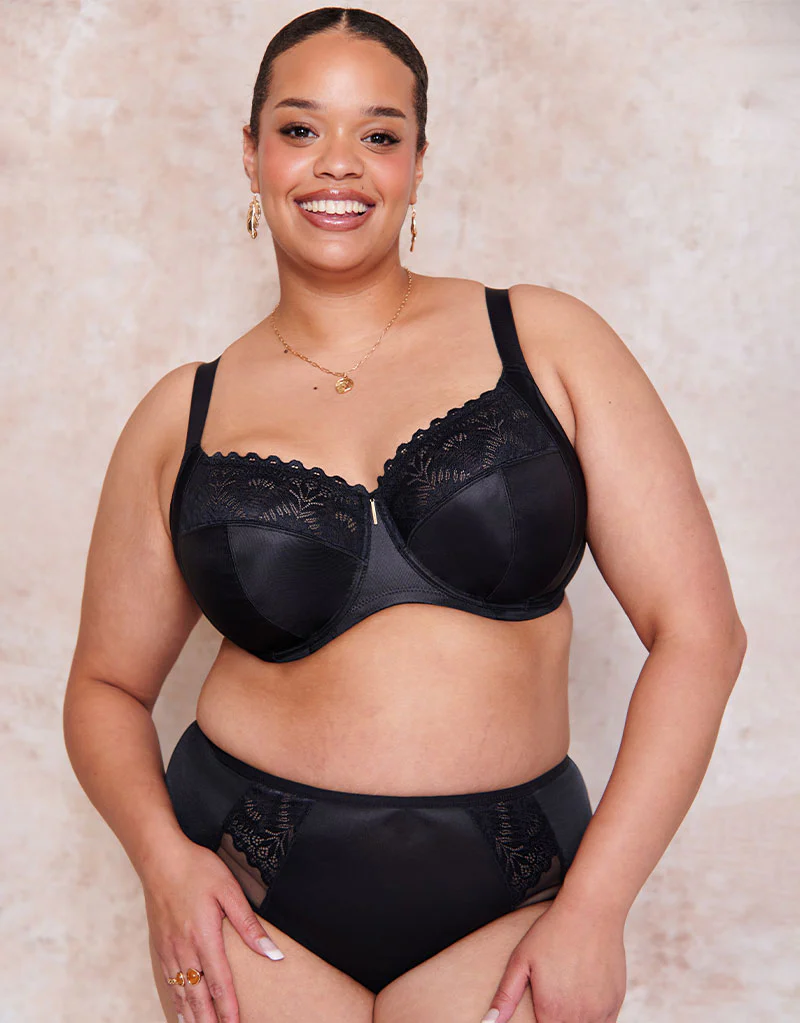 Adella Athena Full Cup Side Support Bra Black - Image 2