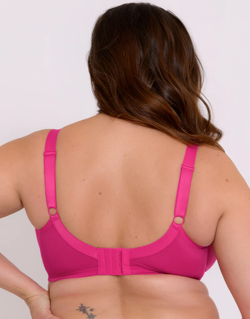Adella Athena Full Cup Side Support Bra Hot Pink - Image 5