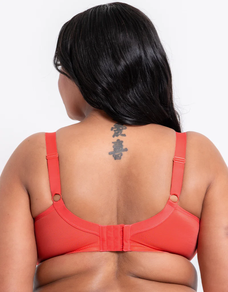 Adella Athena Full Cup Side Support Bra Papaya - Image 5