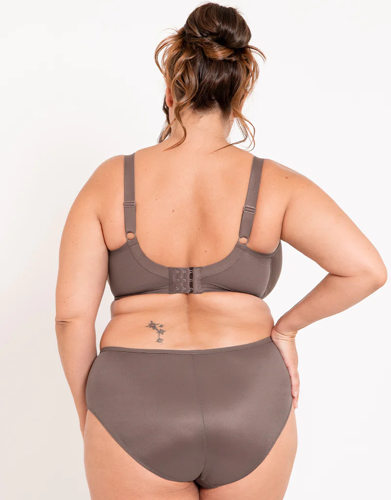 Adella Athena Full Cup Side Support Bra Taupe - Image 6