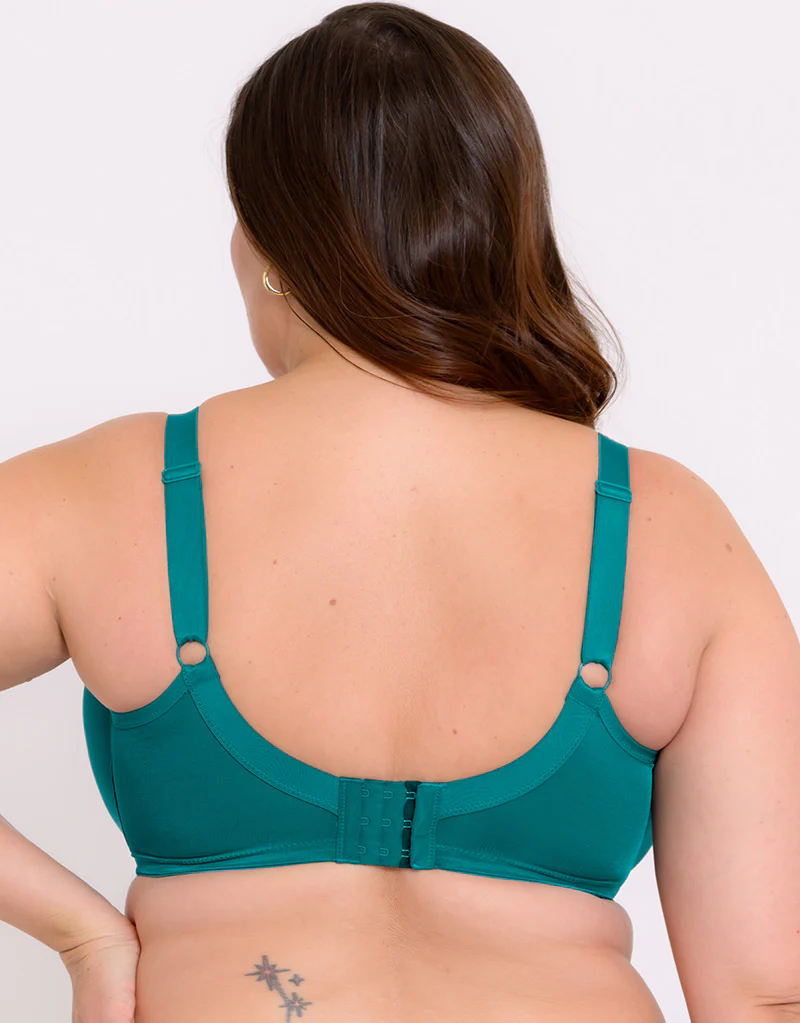 Adella Athena Full Cup Side Support Bra Teal - Image 5