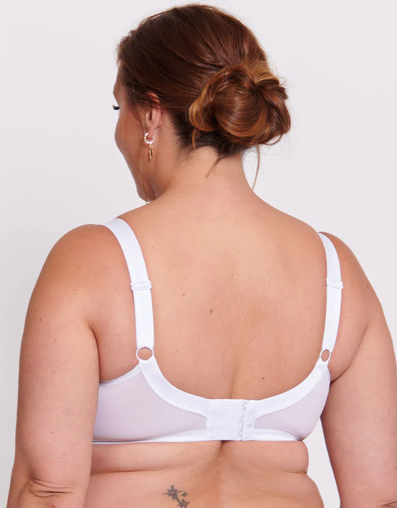 Adella Athena Full Cup Side Support Bra White - Image 5
