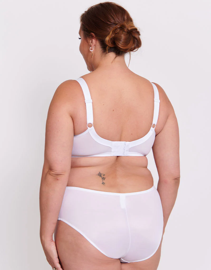 Adella Athena Full Cup Side Support Bra White - Image 6
