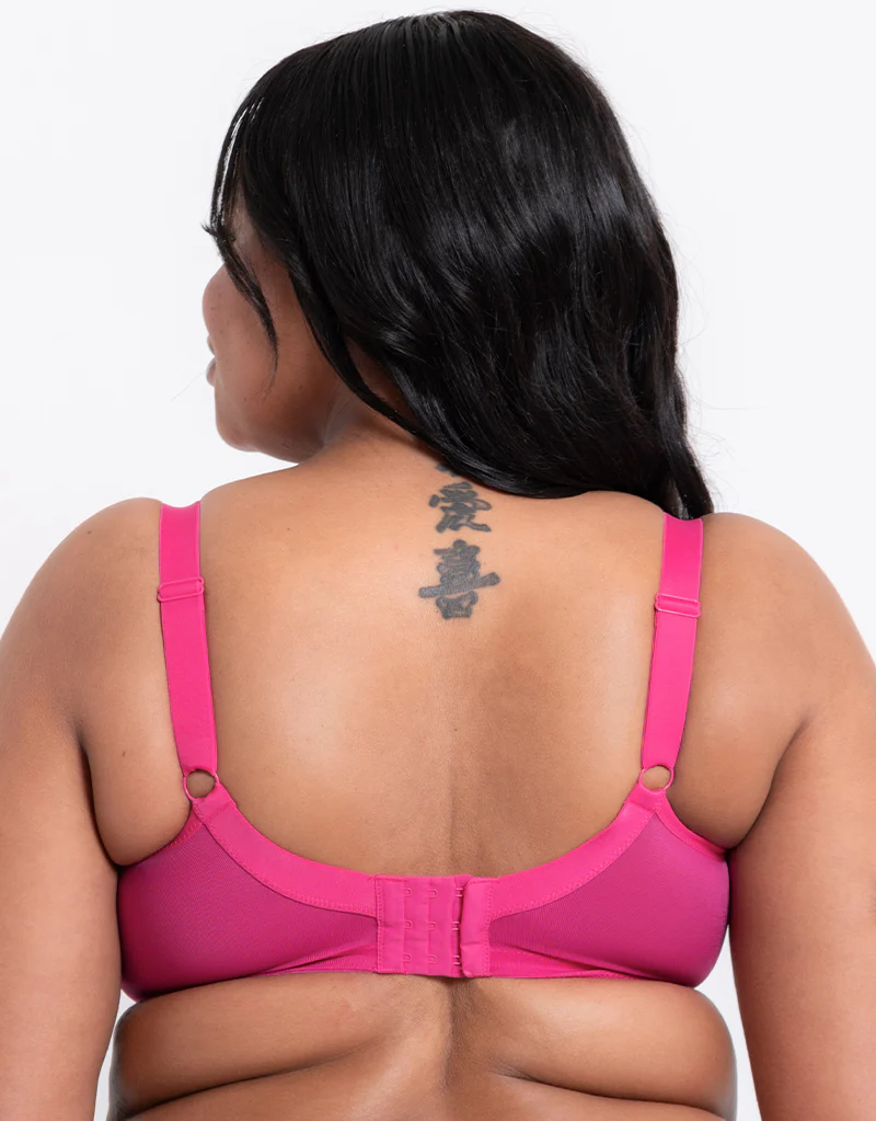 Adella Hera Full Plunge Bra Hot Pink - Image 5