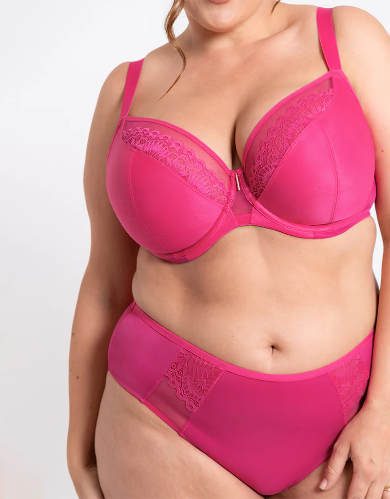 Adella Hera Full Plunge Bra Hot Pink - Image 7