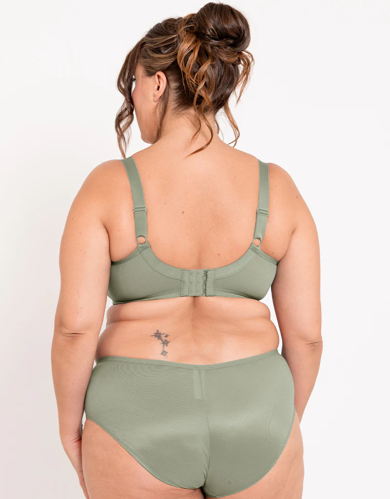 Adella Hera Full Plunge Bra Sage Green - Image 6