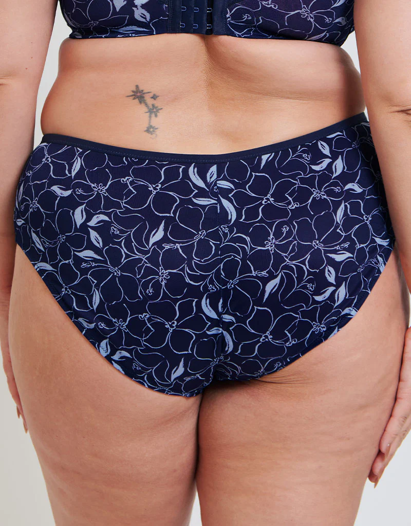 Adella Kin Aura Full Brief Navy Floral Print - Image 2