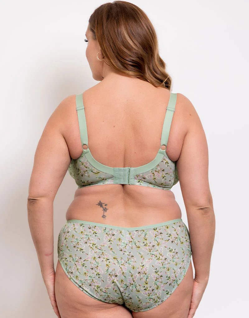 Adella Kin Aura Full Brief Sage Green Print - Image 4