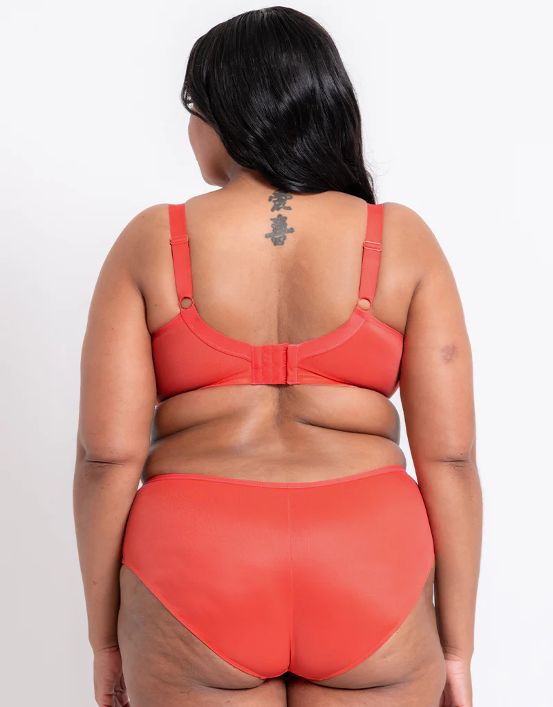 Adella Athena Full Cup Side Support Bra Papaya - Image 6