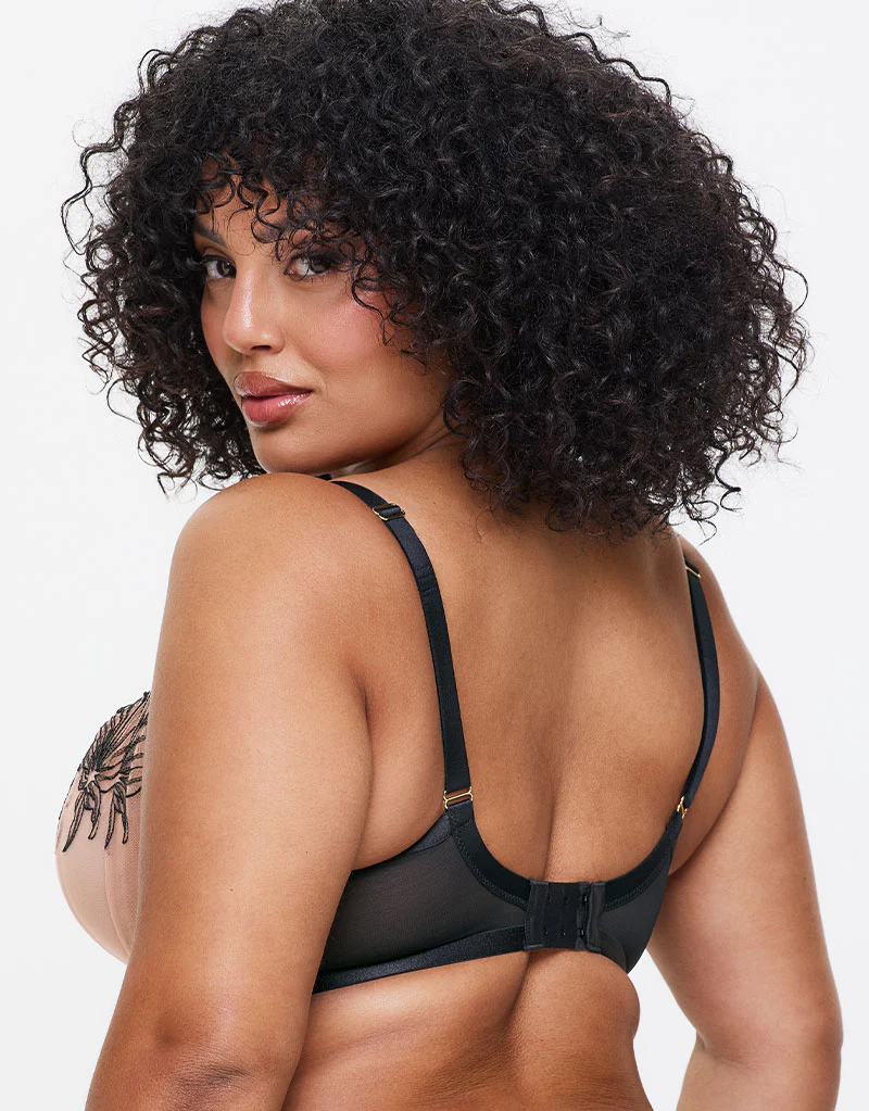 Ann Summers Incensing Balcony Bra Black - Image 5