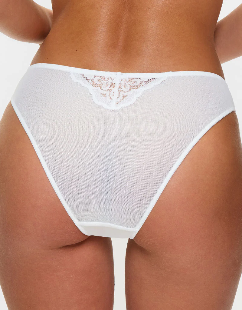 Ann Summers Sexy Lace Brazilian Brief White - Image 3