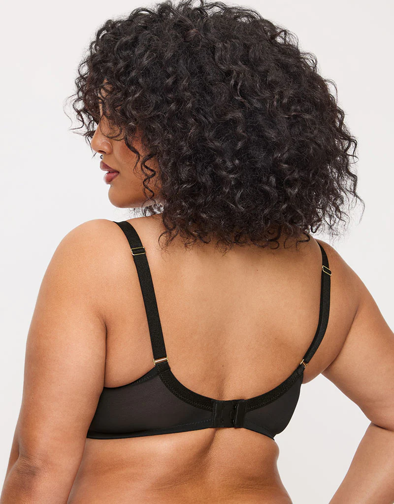 Ann Summers Sexy Lace Padded Balcony Bra Black - Image 5