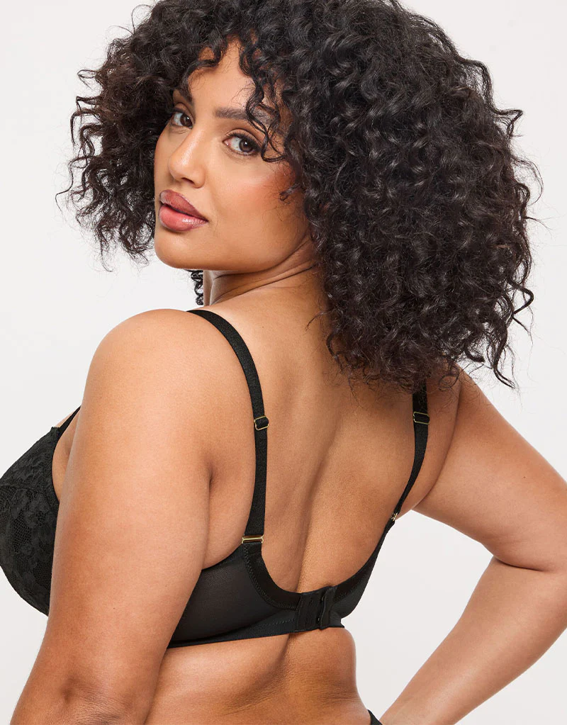 Ann Summers Sexy Lace Padded Plunge Bra Black - Image 5