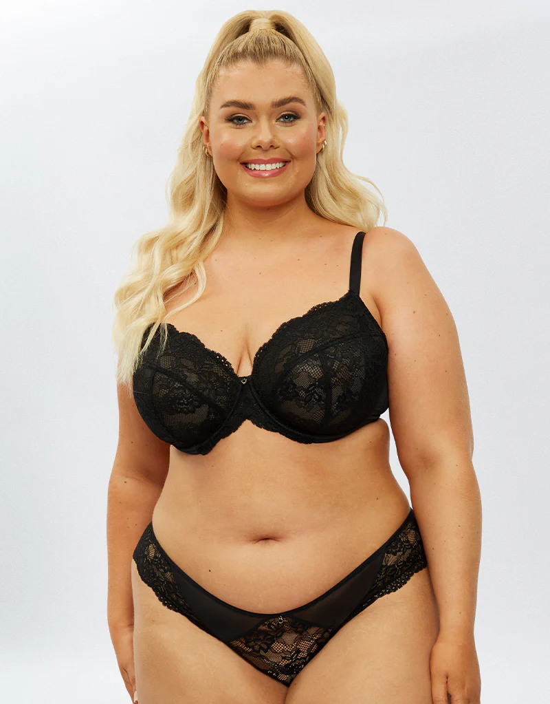 Ann Summers Sexy Lace Planet Plunge Bra Black - Image 6