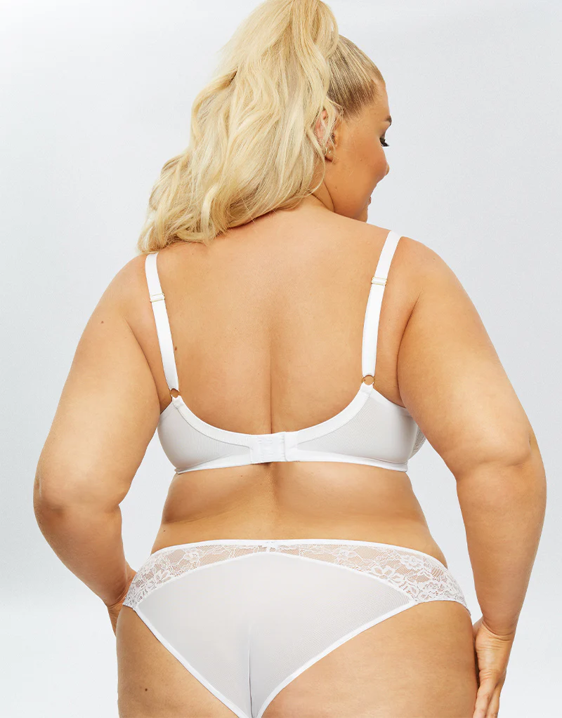 Ann Summers Sexy Lace Planet Plunge Bra White - Image 6