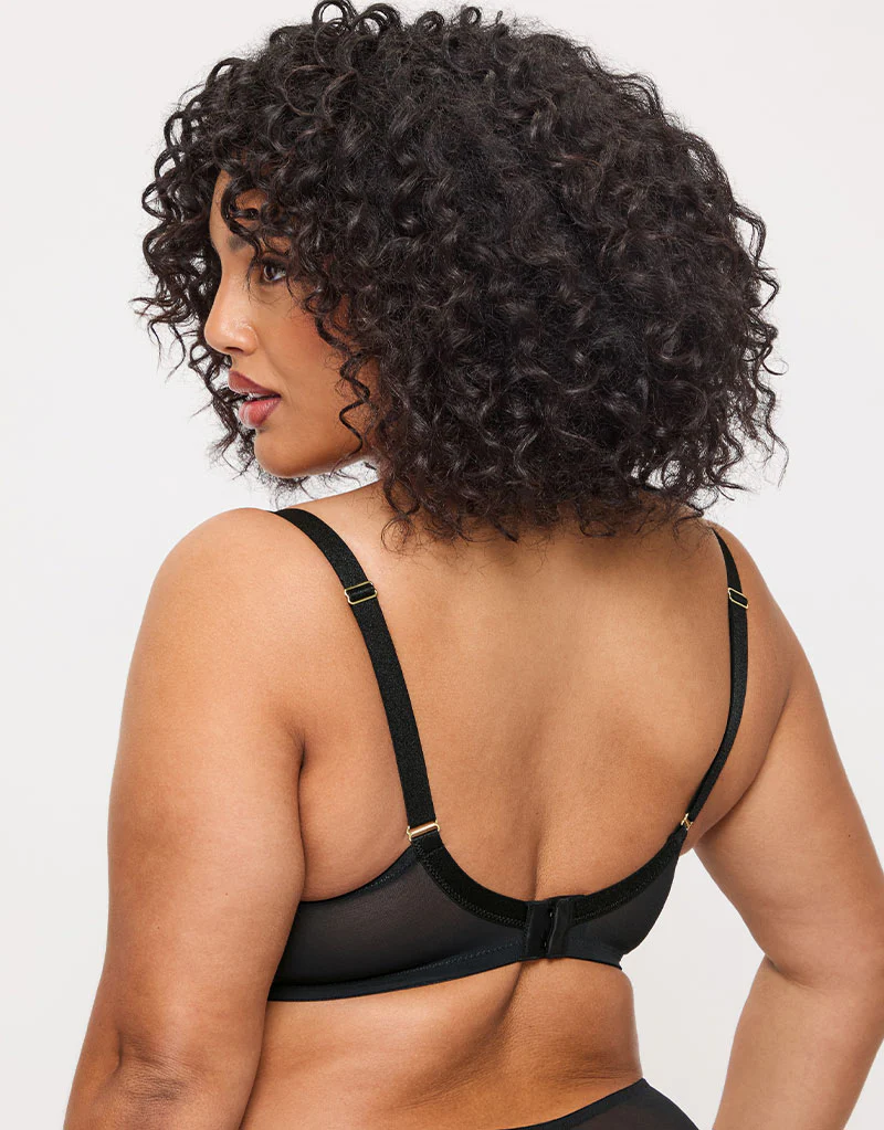 Ann Summers Sexy Lace Plunge Bra Black - Image 5