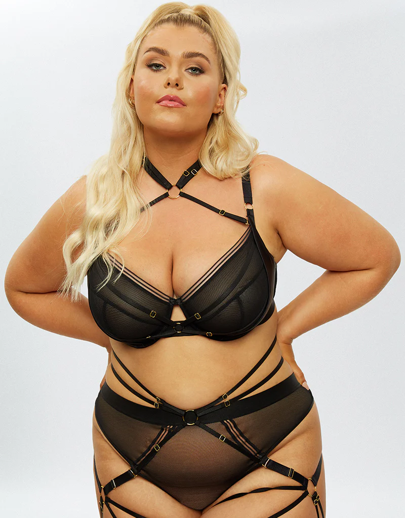 Ann Summers The Forbidden Balconette Bra Black - Image 6