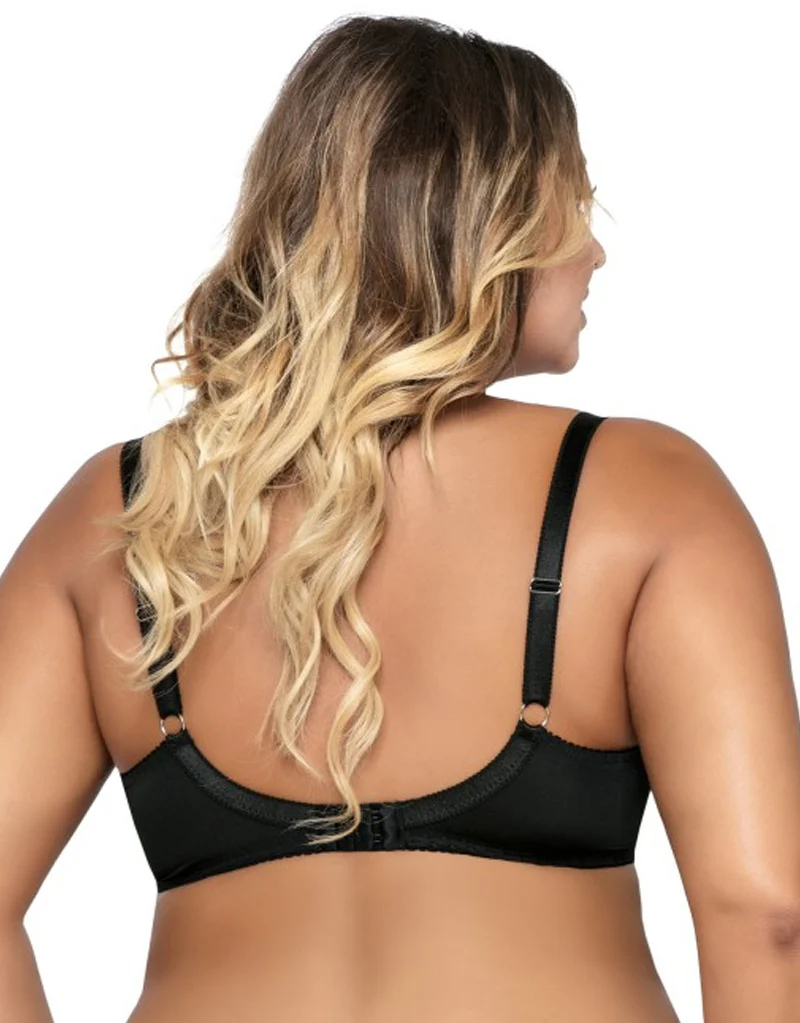 Ava Lingerie Madison Balconette Bra Black - Image 5