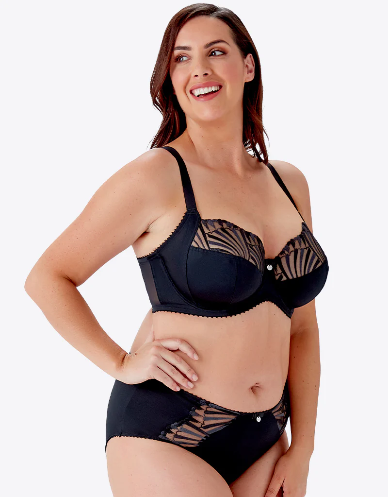 Berlei Embrace Midi Brief Black - Image 3