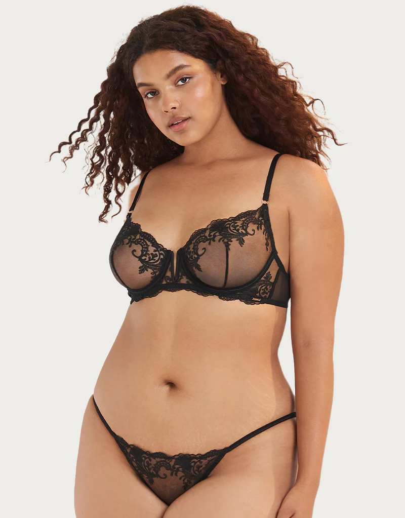 Bluebella Marseille Balcony Bra Black - Image 7