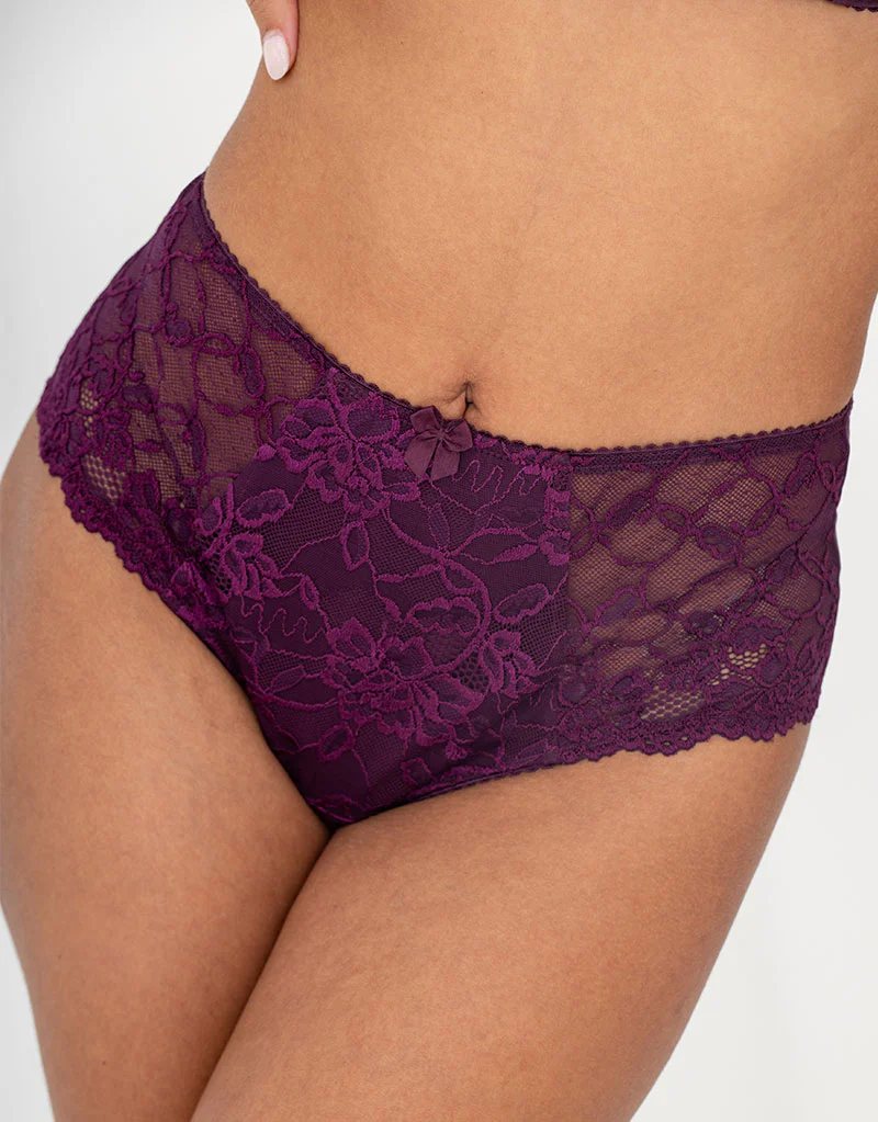Charnos by Pour Moi Rosalind Brief Plum Purple