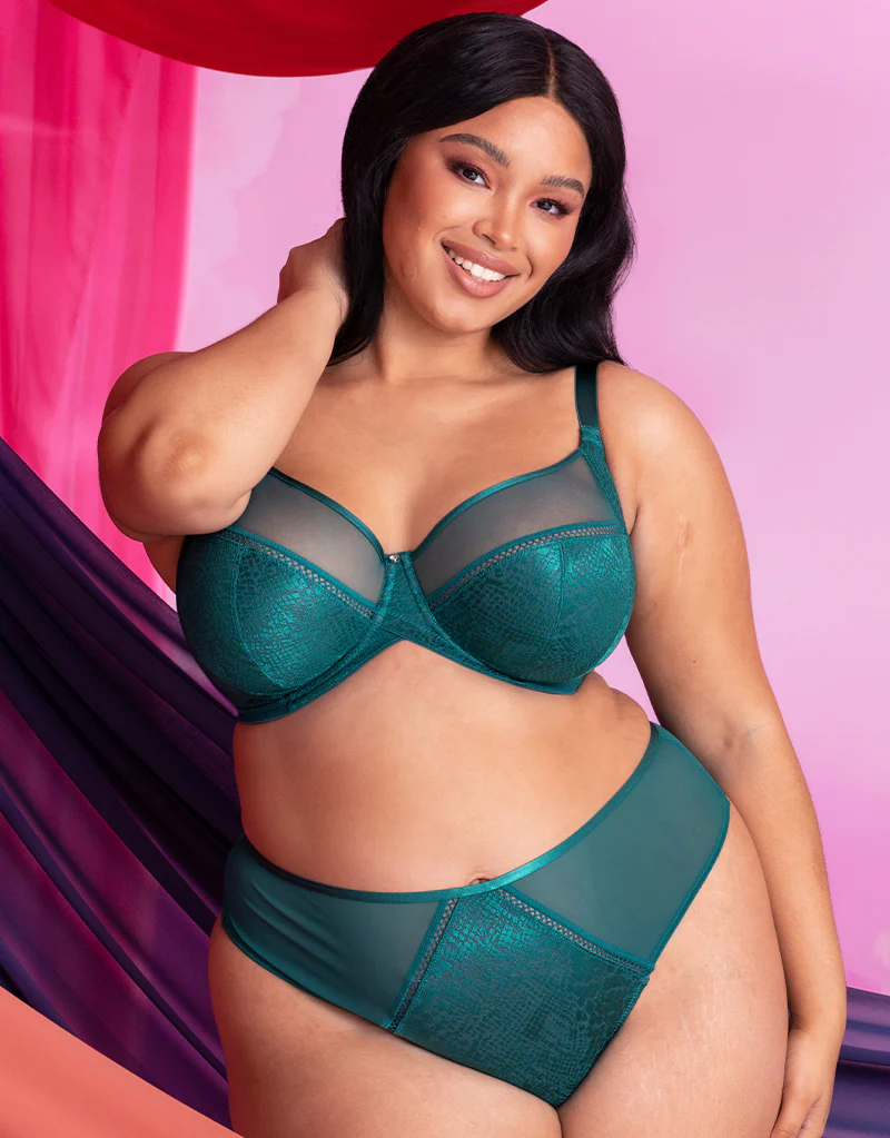 Curvy Kate Amaze Balcony Side Support Bra Verdigris - Image 2