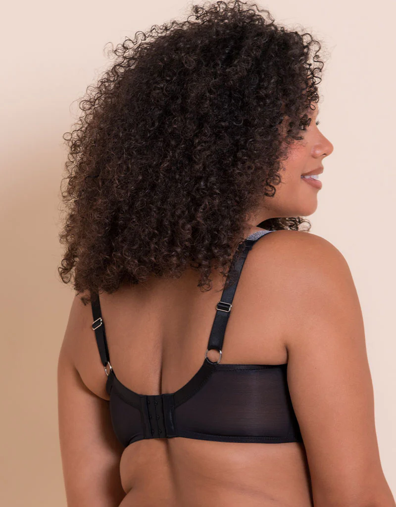 Curvy Kate Boost Diamante Padded Balcony Bra Black - Image 6