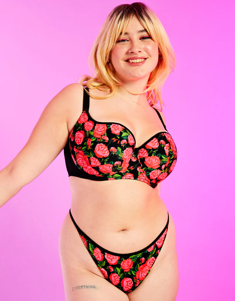 Curvy Kate Boost in Bloom Padded Balcony Bra Print Mix - Image 8