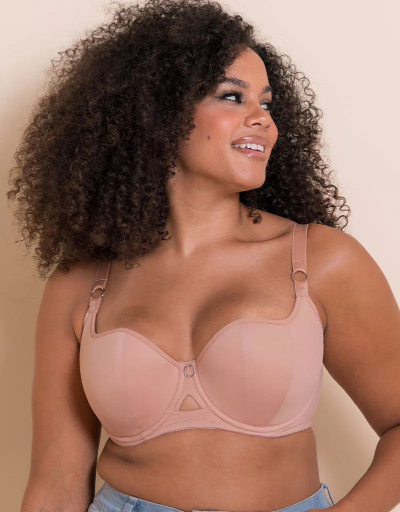 Curvy Kate Boost Me Up Padded Balcony Bra Latte - Image 4