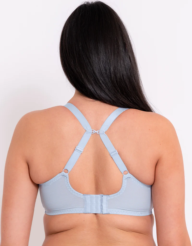 Curvy Kate Centre Stage Full Plunge Side Support Bra Icy Blue - Image 5