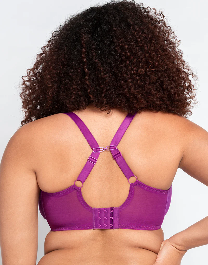 Curvy Kate Centre Stage Full Plunge Side Support Bra Violet - Image 6