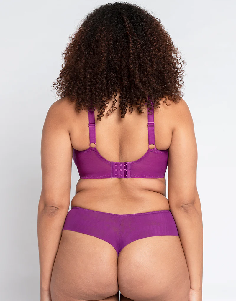 Curvy Kate Centre Stage Full Plunge Side Support Bra Violet - Image 7