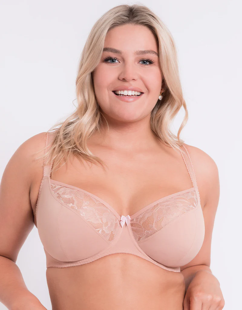 Curvy Kate Drama Queen Balcony Bra Latte - Image 3