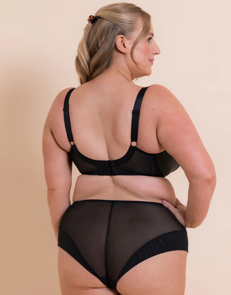 Curvy Kate Enchant Side Support Balcony Bra Black - Image 6