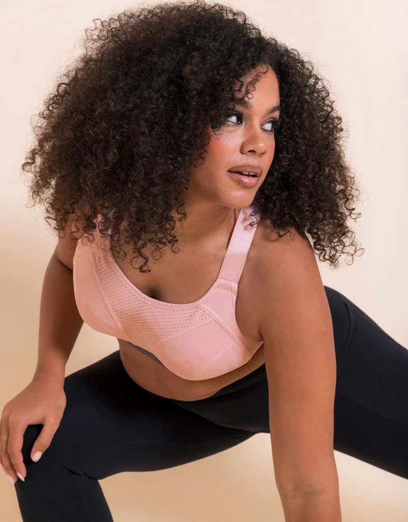 Curvy Kate Everymove Wired Multiway Sports Bra Blush/ Charcoal - Image 8