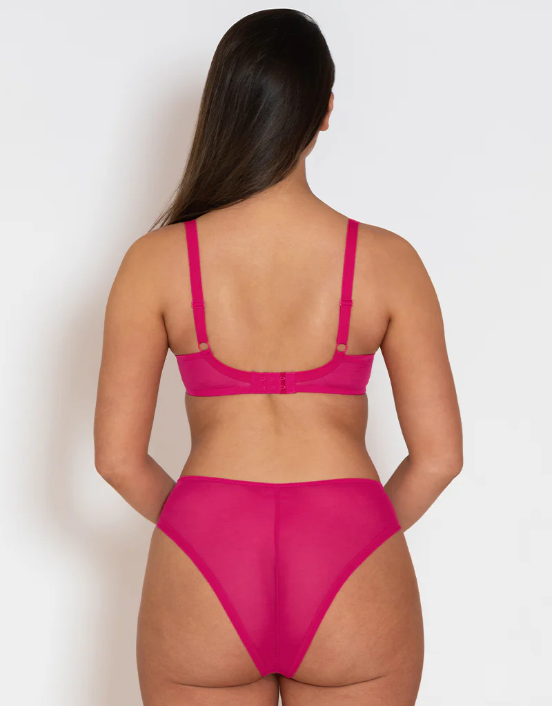 Curvy Kate Eye Spy Balcony Bra Hot Pink - Image 6