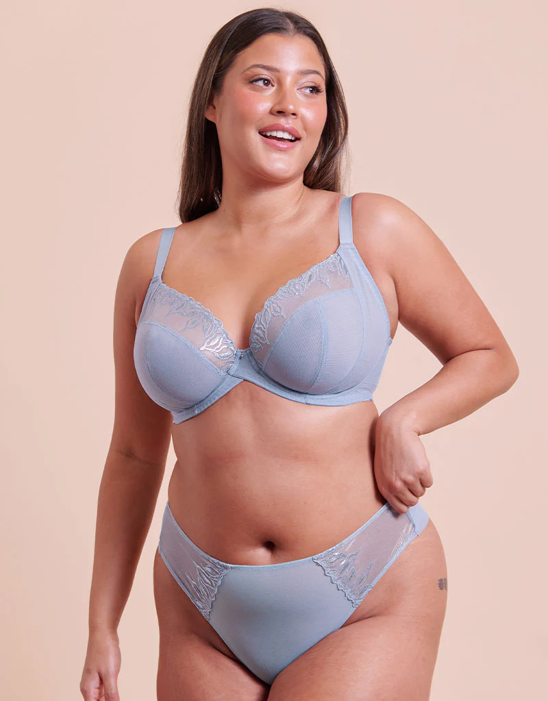 Curvy Kate Flare Deep Thong Powder Blue - Image 3
