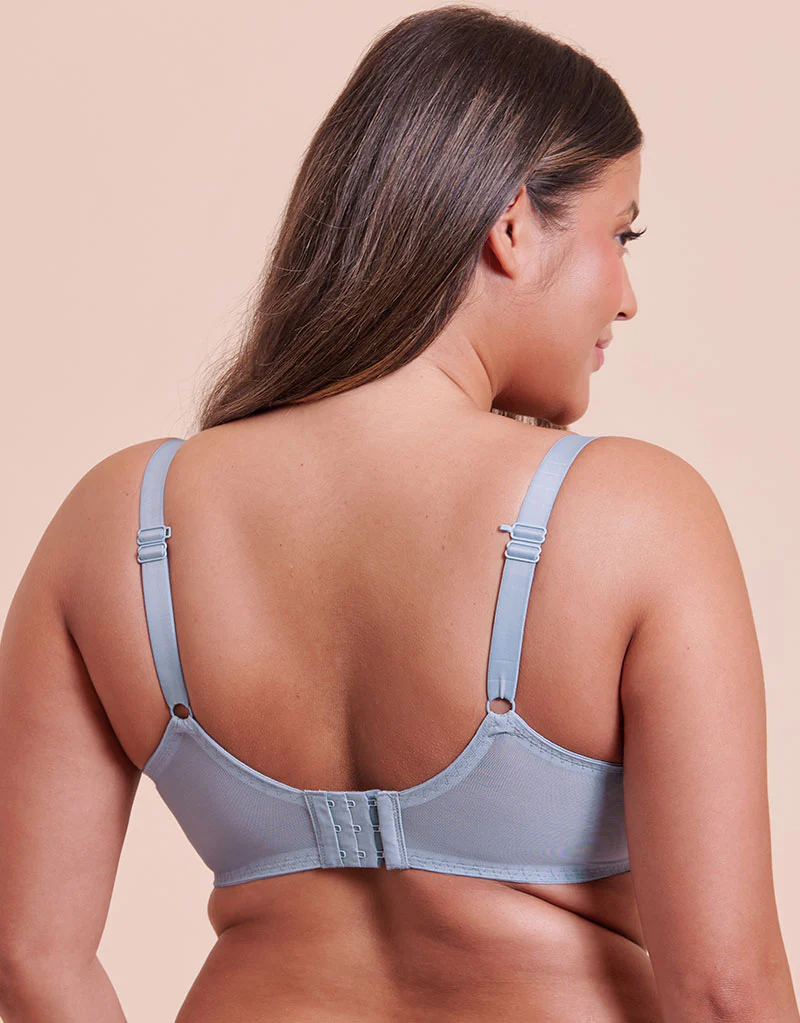 Curvy Kate Flare Full Plunge Side Support Multiway Bra Powder Blue - Image 5