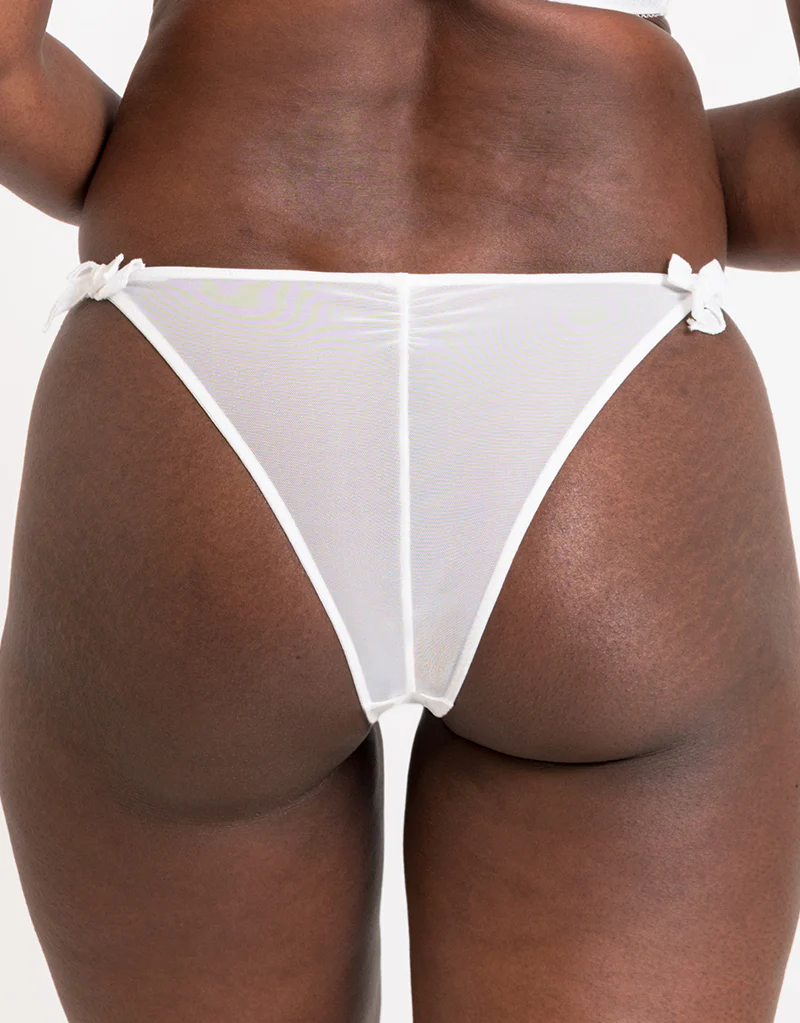 Curvy Kate Flora Tanga White - Image 2