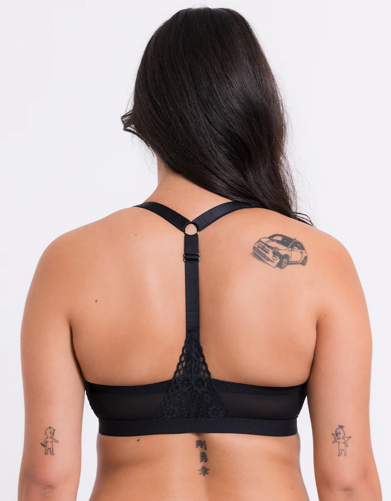 Curvy Kate Front and Centre Non-Wired Bralette Black - Image 6