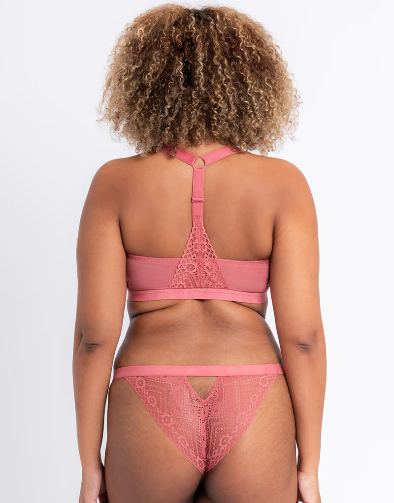 Curvy Kate Front and Centre Non-Wired Bralette Rose - Image 5
