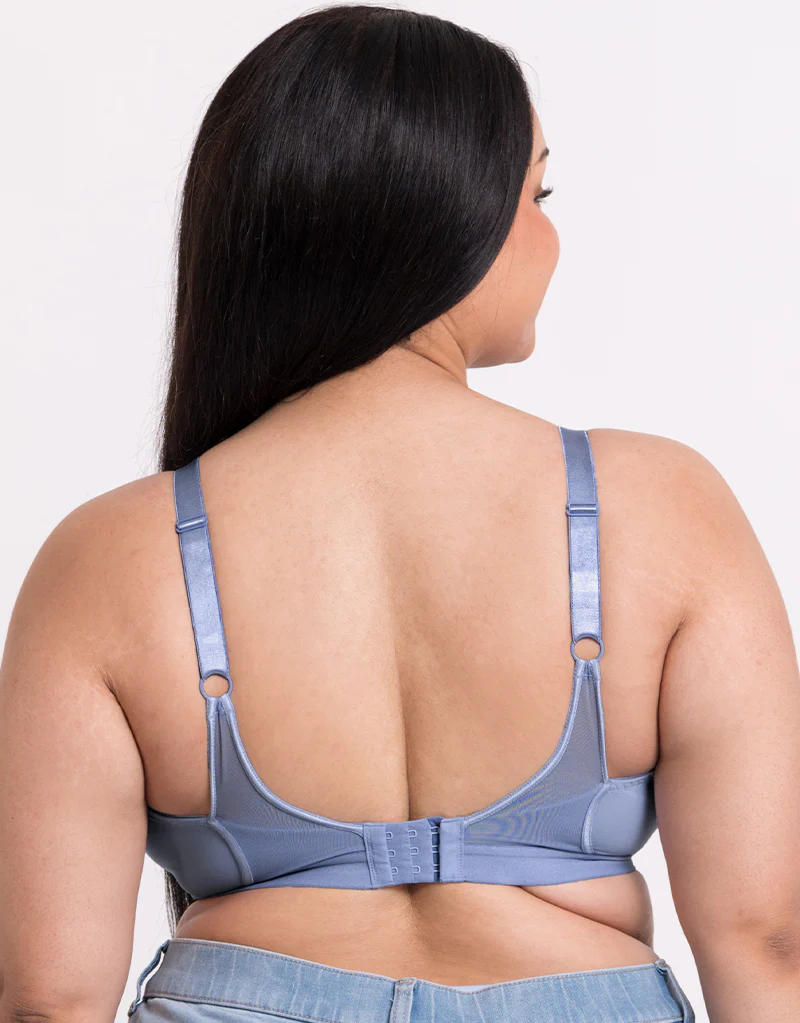 Curvy Kate Get Up and Chill Non-Wired Bralette Slate Blue - Image 6