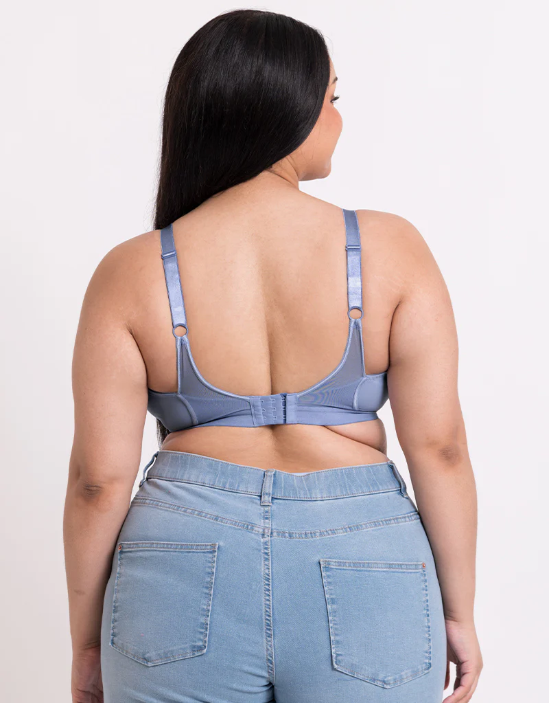 Curvy Kate Get Up and Chill Non-Wired Bralette Slate Blue - Image 7