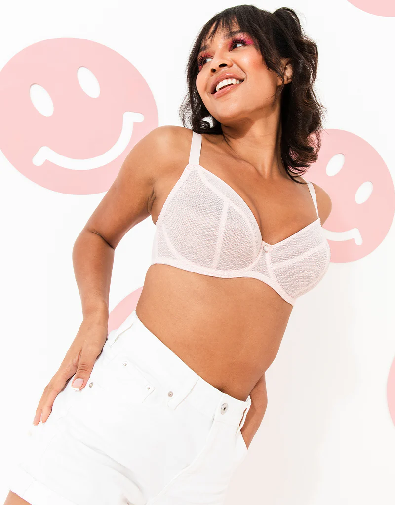 Curvy Kate Happy Boobs Balcony Bra Soft Pink - Image 8