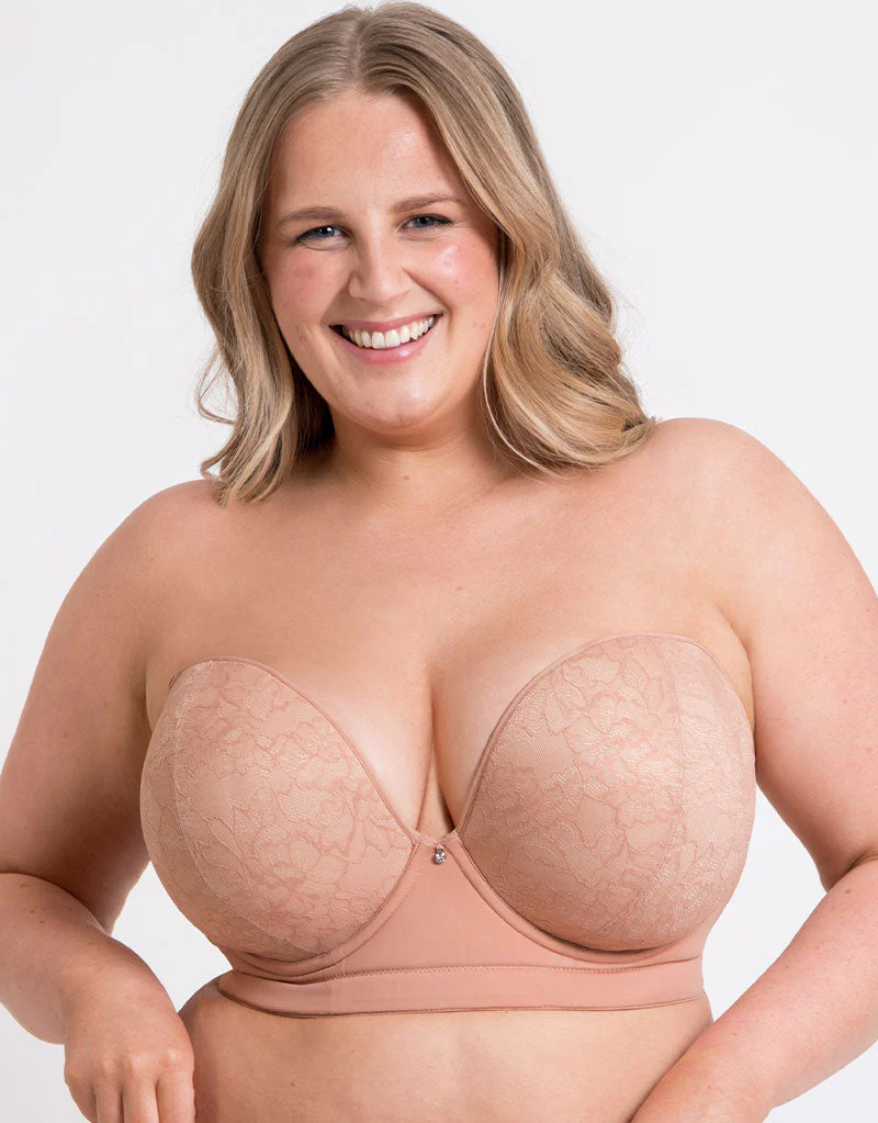 Curvy Kate Hey Girls SuperPlunge Strapless Multiway Bra Latte - Image 4
