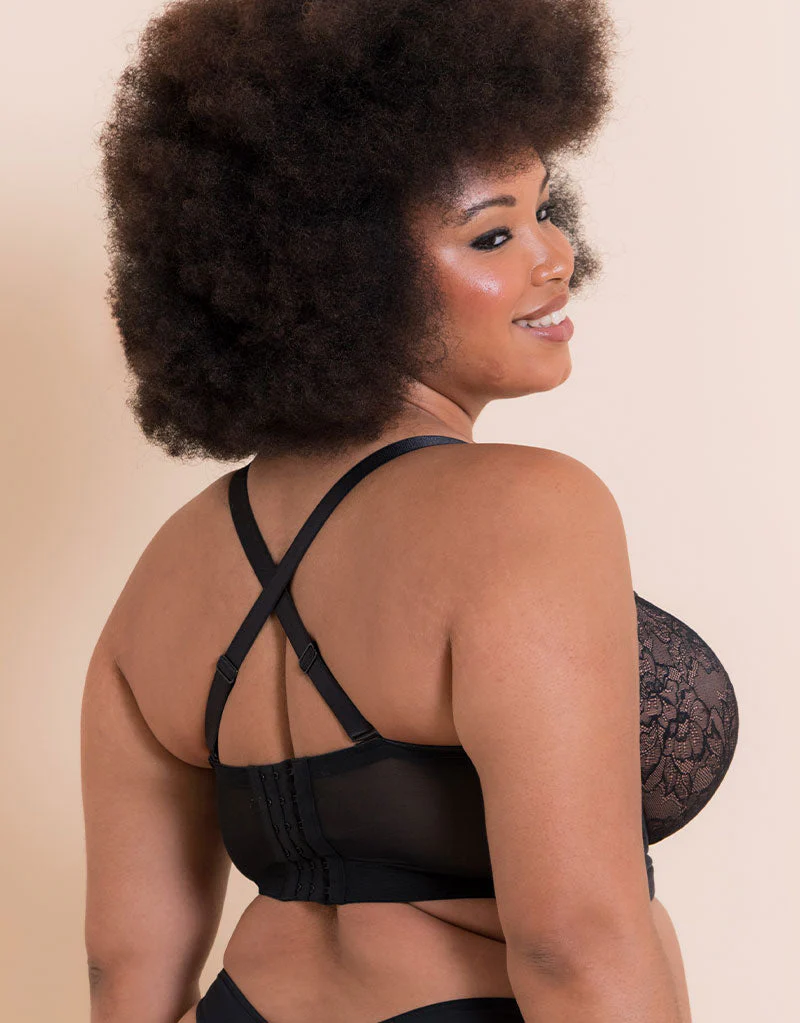 Curvy Kate Hey Girls SuperPlunge Strapless Multiway Bra Black/Latte - Image 7