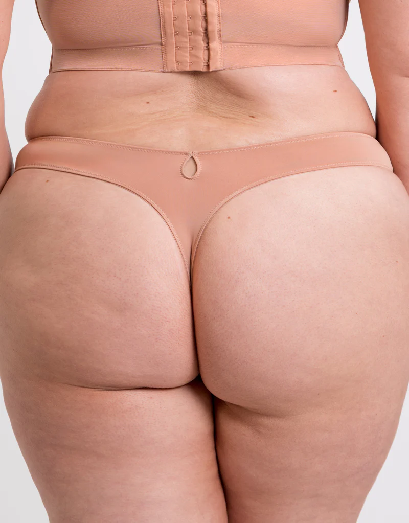 Curvy Kate Hey Girls Thong Latte - Image 2
